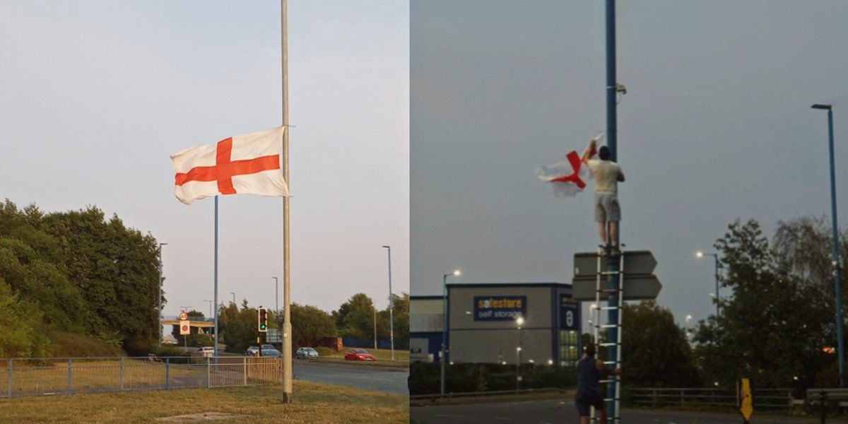Patriots Flood Britain with Flags: A Divisive Uprising? —  patriotic flag displays, community resistance movements, British nationalism trends