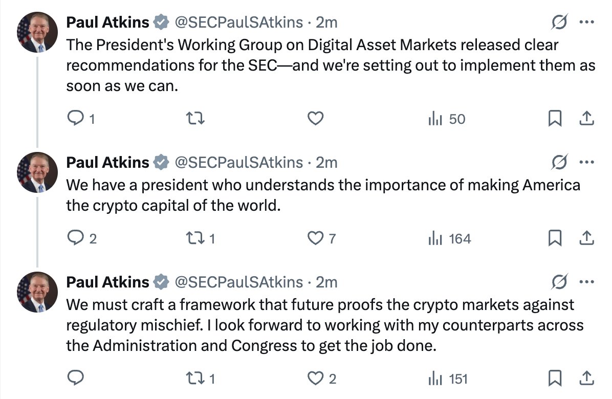 SEC Chair's Bold Move: Digital Assets Revolution Ahead? —  Digital Asset Regulation, SEC Digital Currency Strategy, Cryptocurrency Policy 2025