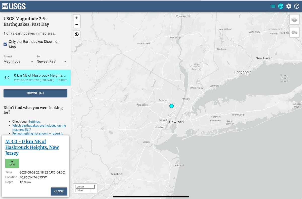 Shallow NYC Earthquake: Is This a Sign of More to Come? —  earthquake news NYC, seismic activity New Jersey, Hasbrouck Heights tremors