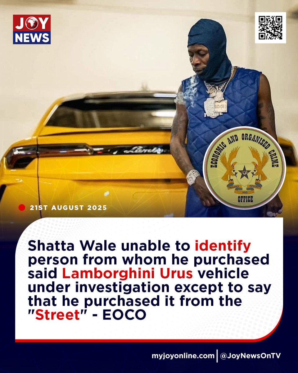 Shatta Wale's Lamborghini Mystery: Who's the Street Dealer? —  Shatta Wale Lamborghini Urus mystery, Ghanaian celebrity vehicle controversy, Shatta Wale street purchase investigation