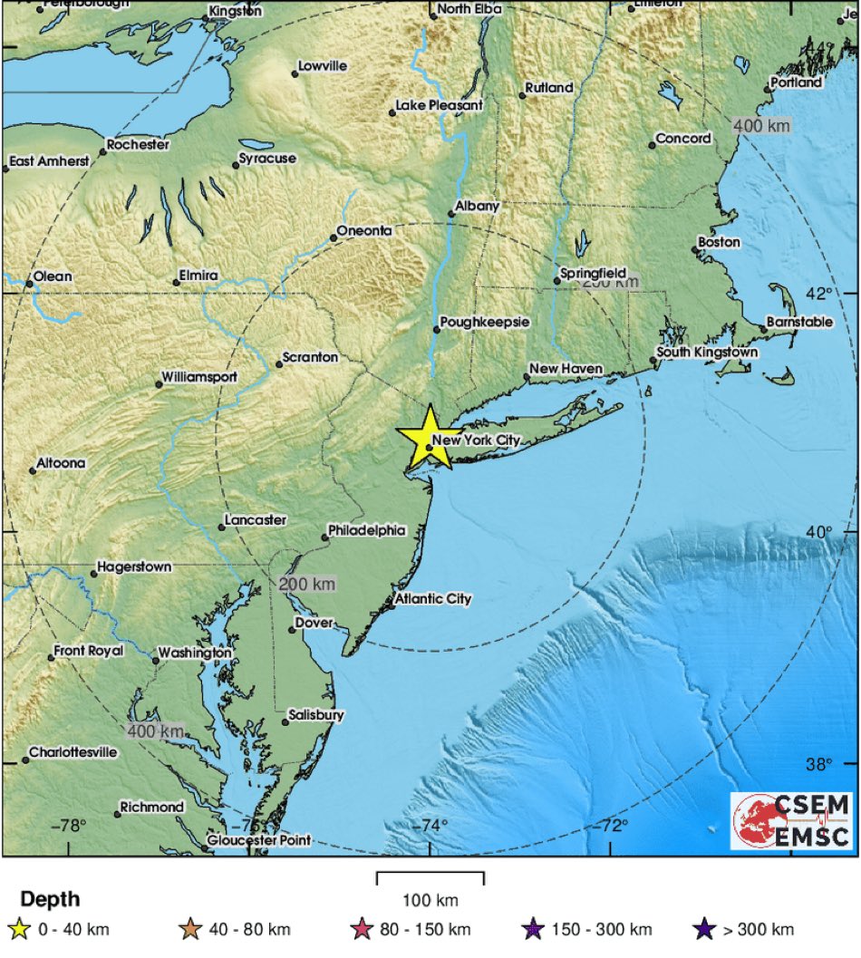 Shocking Quake Hits NYC: Is the Big One Coming? —  Magnitude 3.0 earthquake New York City, seismic activity north of NYC, earthquake news 2025