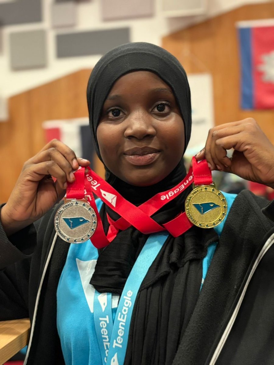 Teen Prodigy Shocks World: Yobe Student Tops Global English! —  Nafisa Abdullah Aminu English language champion, TeenEagle Global Finals 2025 winner, Yobe State student achievements