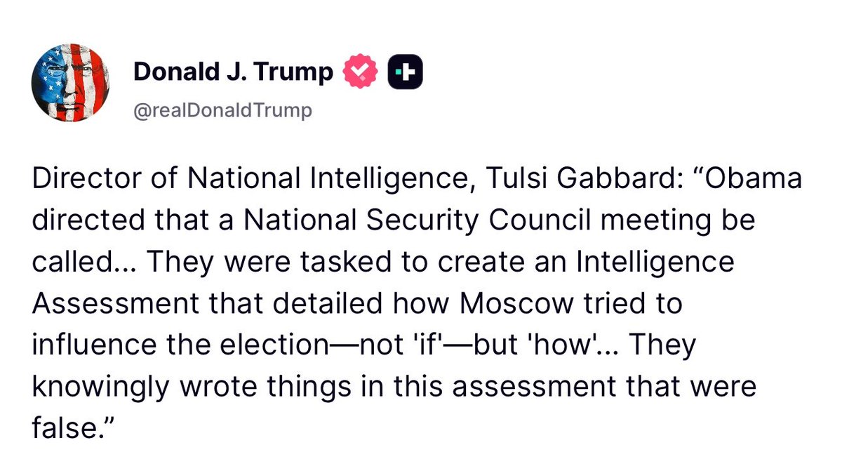 Trump Backs Gabbard's Claims: Obama Deep State's Shocking Lies!