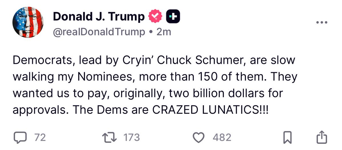 Trump Calls Democrats 'Crazed Lunatics'—What's Next? —  Trump exposes Democrats, Republican nominees approval, political accountability 2025