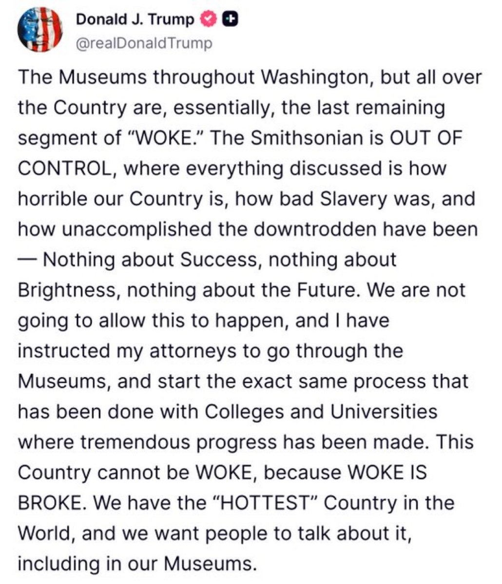 Trump Orders Smithsonian to Dismantle 'Wokeness' —  Trump Smithsonian Museum changes, cultural conservatism 2025, anti-woke policies in museums