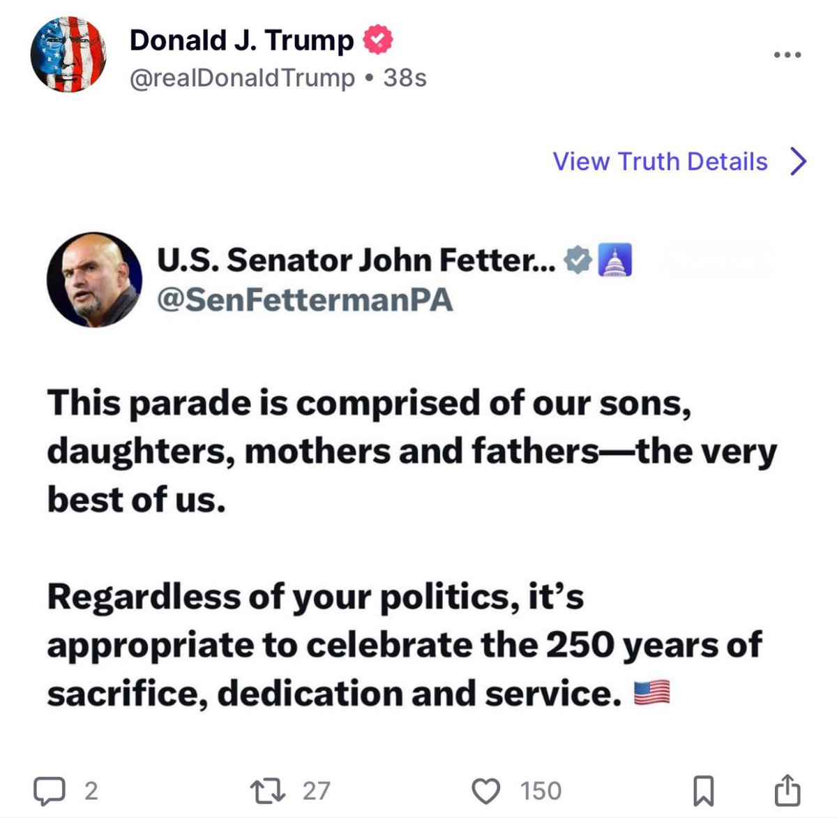 Trump Sparks Outrage with Fetterman's Army Parade Comments! —  Trump Fetterman Army Parade 2025, Historic Army Celebrations, Political Reactions 2025