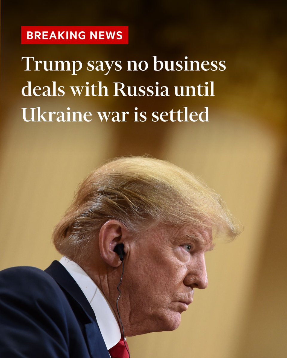 Trump's Bold Stance: No Deals with Putin Until Ukraine Progress! —  Trump Putin economic relations, Ukraine conflict updates, US Russia diplomatic tensions