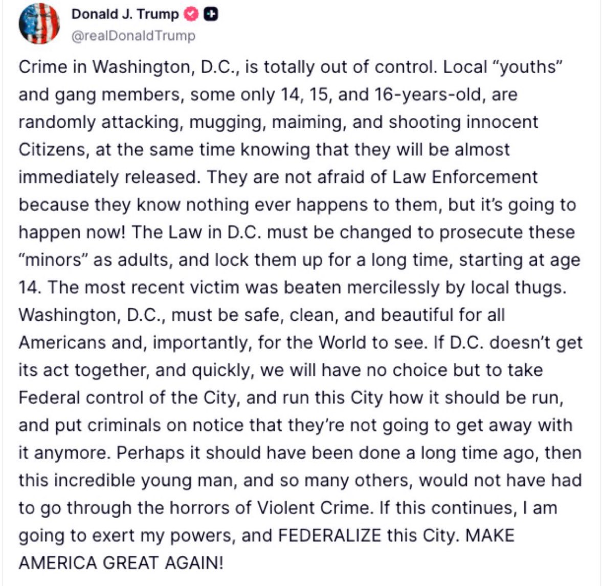 Trump's Shocking Move: Federalize D.C. Amidst Declining Crime? —  Trump Washington D.C. federalization, crime rate policies 2025, urban safety measures