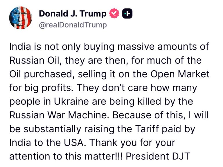 Trump's Tariff Tantrum Over India's Russian Oil Deal! —  Trump tariff threats, Russia-India oil trade 2025, Modi's response to Trump