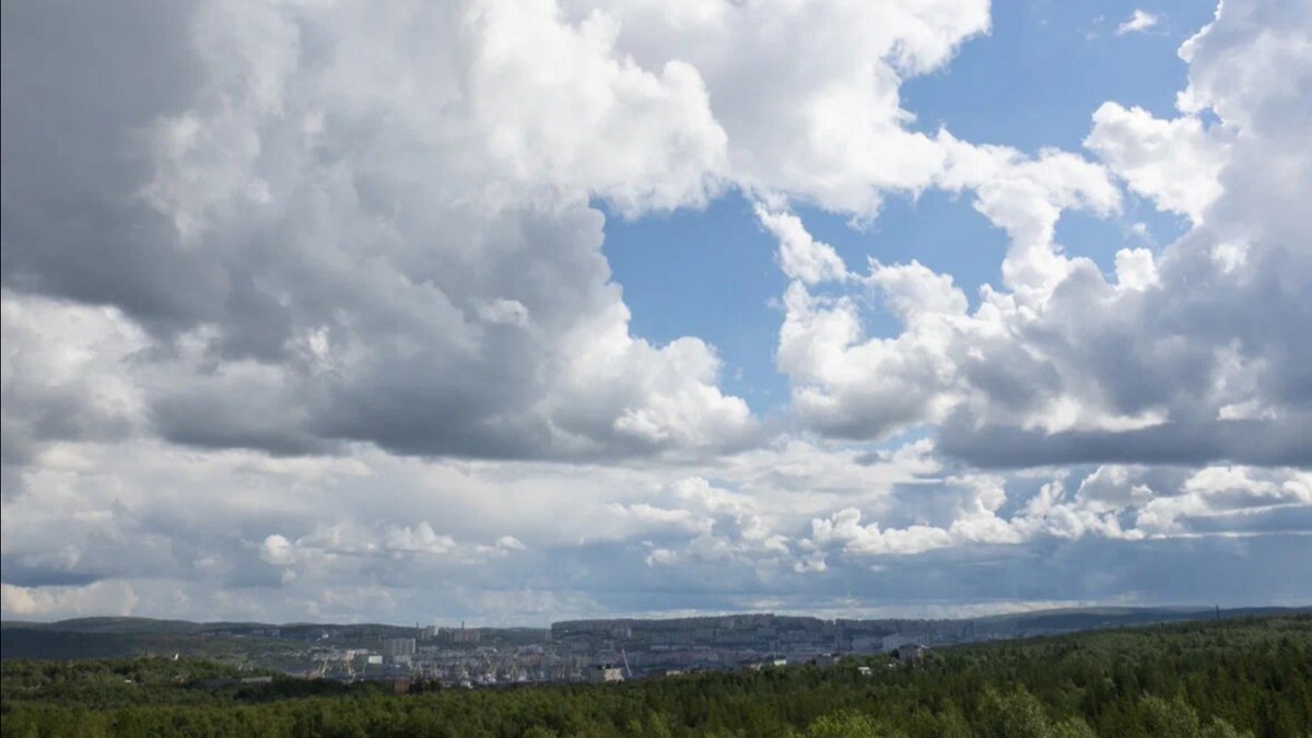 Во вторник в Заполярье облачно, до +14° и дожди