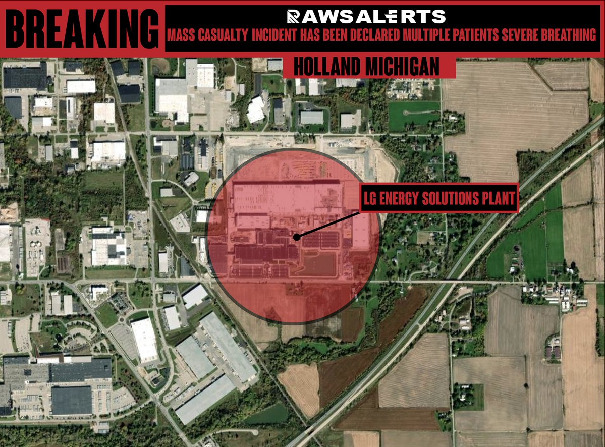 Breaking: Chemical Spill Crisis at LG Plant in Michigan! —  Mass Casualty Response Michigan, Chemical Spill Emergency Holland, Breathing Issues Incident 2025