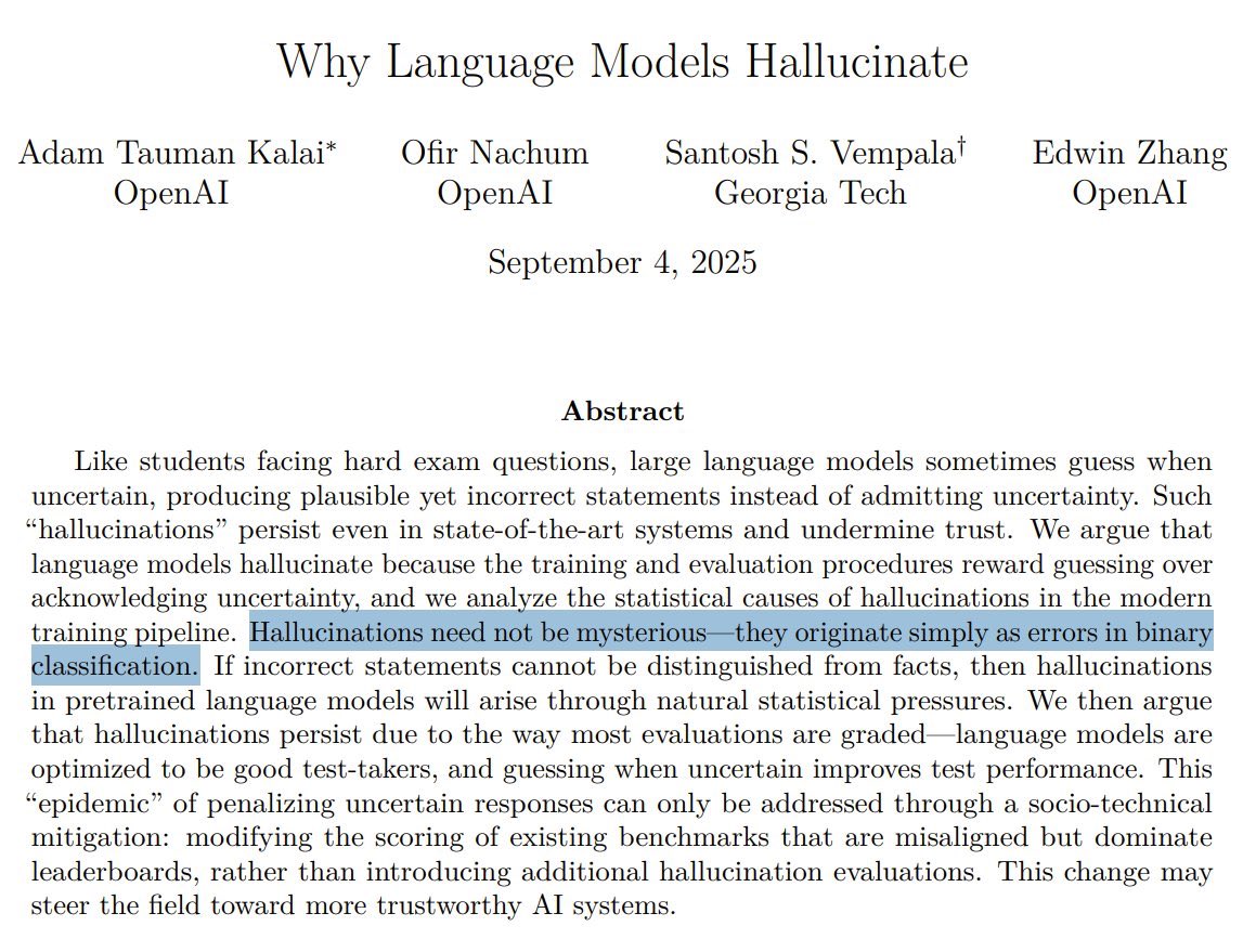 Dil Modellerinin Halüsinasyon Problemi Çözüldü! —  OpenAI halüsinasyon nedenleri, yapay zeka belalısı, dil modeli yanılgıları
Yapay zeka halüsinasyon analizi, dil modeli hataları, OpenAI keşif
Yapay zeka yanılgılar, dil modeli belirsizlik, halüsinasyon problemleri