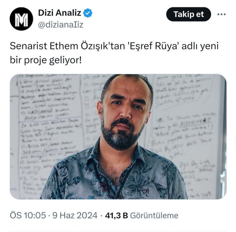 Tarihin Esrarengiz Rüyası: İlk Haber ve Sürprizler! —  
Tarihe bakış bi dizi haberleri
Esref rüya dizi yorumları
Su muhabbet asırı bıktırdı dizi eleştirileri