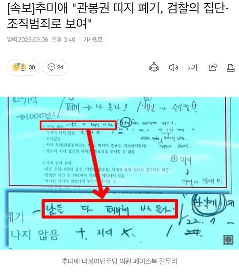 추미애, 검찰 집단범죄 의혹 제기! 진실은? —  조직범죄 수사, 검찰 속보 2025, 범죄조직 해체