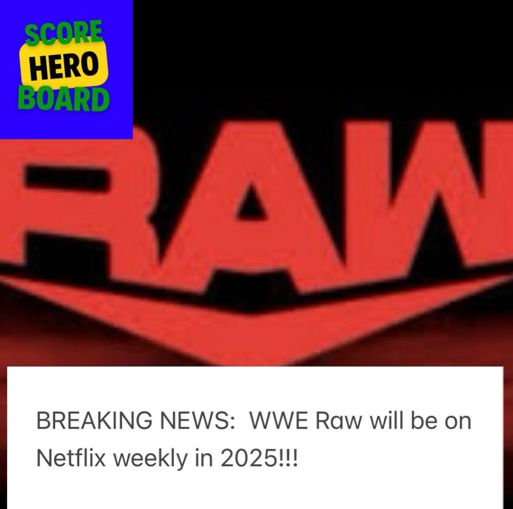 WWE Raw to Stream Weekly on Netflix Starting 2025 Breaking News