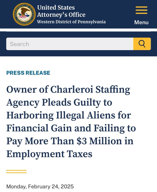 BREAKING: Charleroi Staffing Owner Guilty of Illegal Alien Scheme!