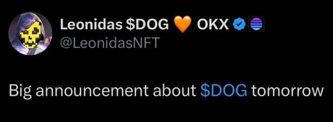 🚨BREAKING: $DOG Army Faces Shock Announcement from @LeonidasNFT!