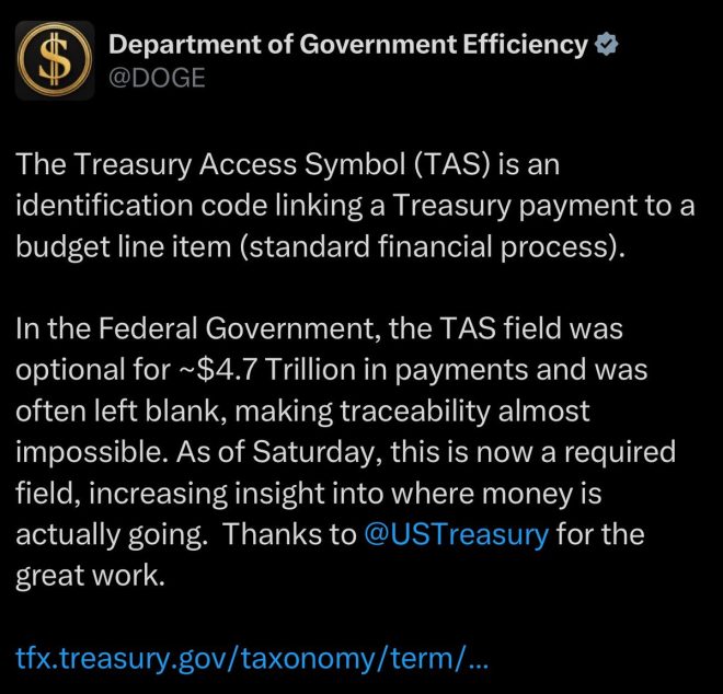 BREAKING: DOGE Claims Treasury Lost $4.7 Trillion in Payments!