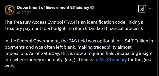 BREAKING: DOGE Claims Treasury Lost Track of $4.7 Trillion!