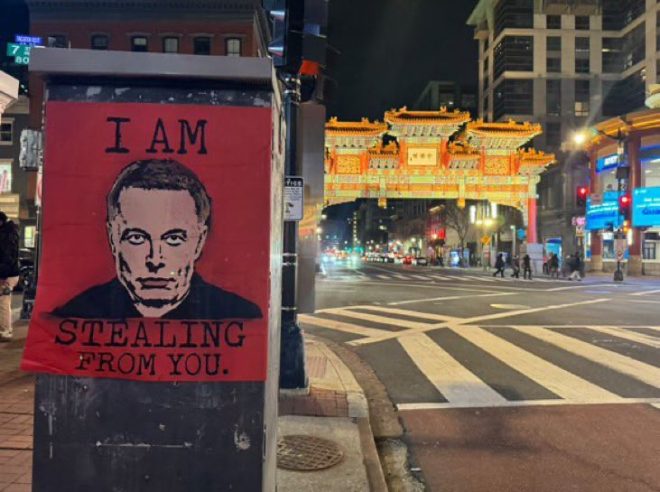 BREAKING: Elon Musk Exposed as Thief in Shocking DC Posters!