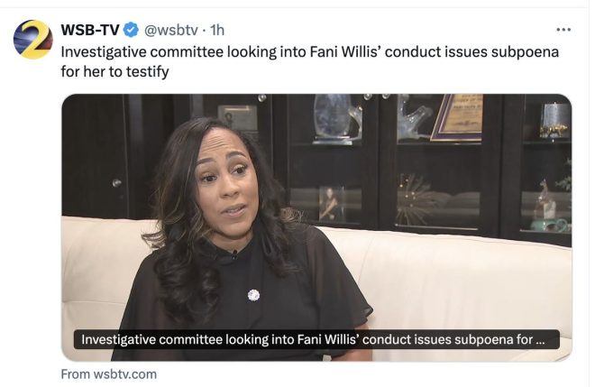 🚨BREAKING: Fani Willis Subpoenaed - Will She Face the Music?