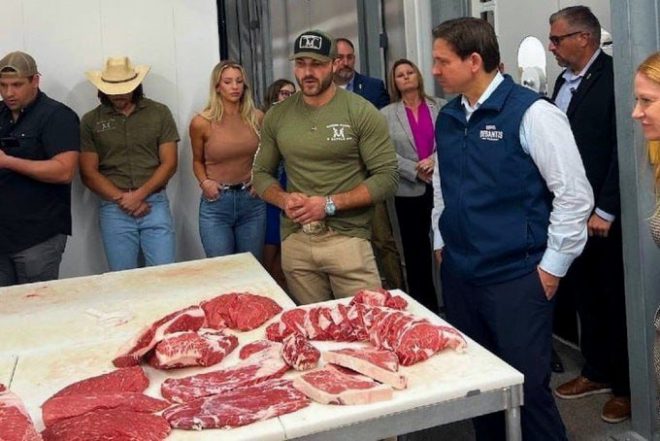 🚨BREAKING: Florida's Shocking Ban on Lab-Grown Meat Sparks Outrage!
Do you approve this?
A. YES
B. NO