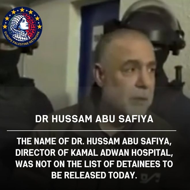 BREAKING: ISRAEL REFUSES to Release Dr. Abu Safiya - Outrage Erupts!