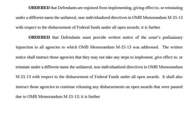 BREAKING: Judge AliKhan Blocks OMB Freeze, Sparks Trump Chaos!
