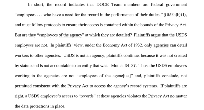 BREAKING: Judge Rules DOGE Not an Agency, TRO Denied!