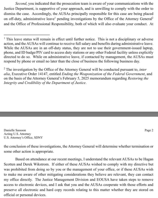 BREAKING: SDNY Attorneys Ousted for Defying Trump DOJ Orders!