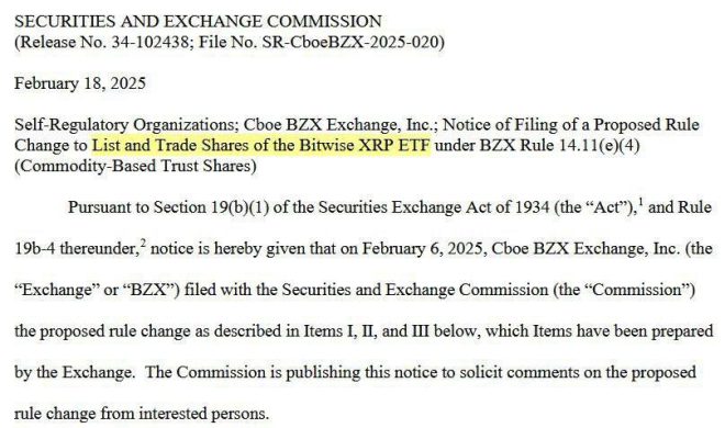 BREAKING: SEC Shocks Market by Approving Bitwise $XRP ETF!
