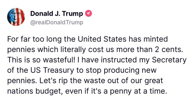 BREAKING: Trump Ends Penny Production, Calls It a 'Waste'!
