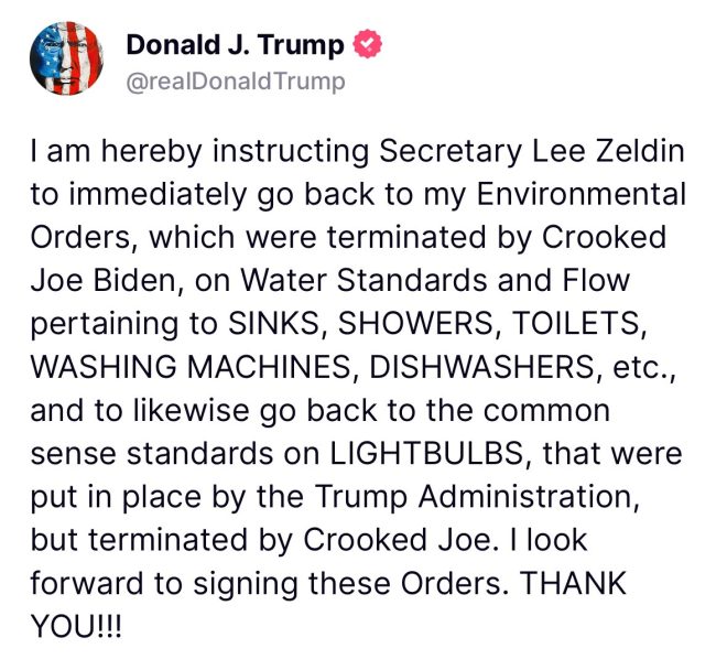 BREAKING: Trump Orders EPA to Revoke Water Rules & Lightbulb Standards!
