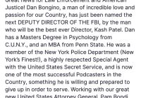 BREAKING: Trump Shocks Nation, Appoints Bongino as FBI Deputy!