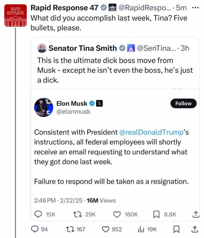 BREAKING: Trump’s 𝕏 Attack Obliterates Senator Tina Smith!