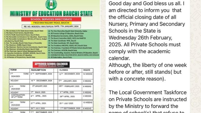 Bauchi State Shuts Schools for Ramadan: Private Schools Beware!