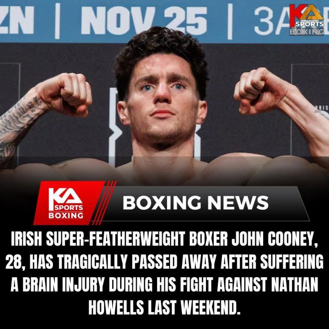 Death of Irish Boxer John Cooney at Age 28: Rest in Peace
Champion
kasportsboxing
boxingnews
worldboxing
boxingtraining
kboxtv
acetvboxing
boxeo
world
boxing
irishboxing
johncooney