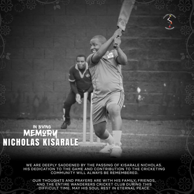 Death of Kisarale Nicholas: A Great Loss for Cricket Community