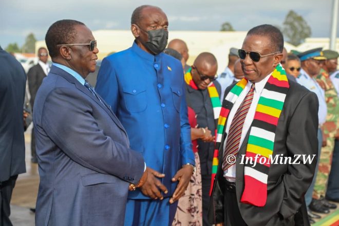 Death of Namibia's Founder: President Mnangagwa Attends Service