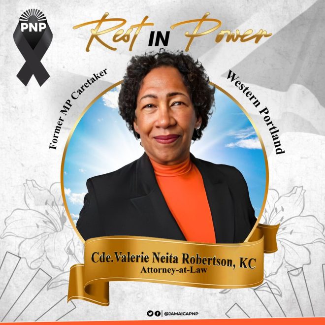 Death of PNP Icon Valerie Neita-Robertson, KC, Mourned