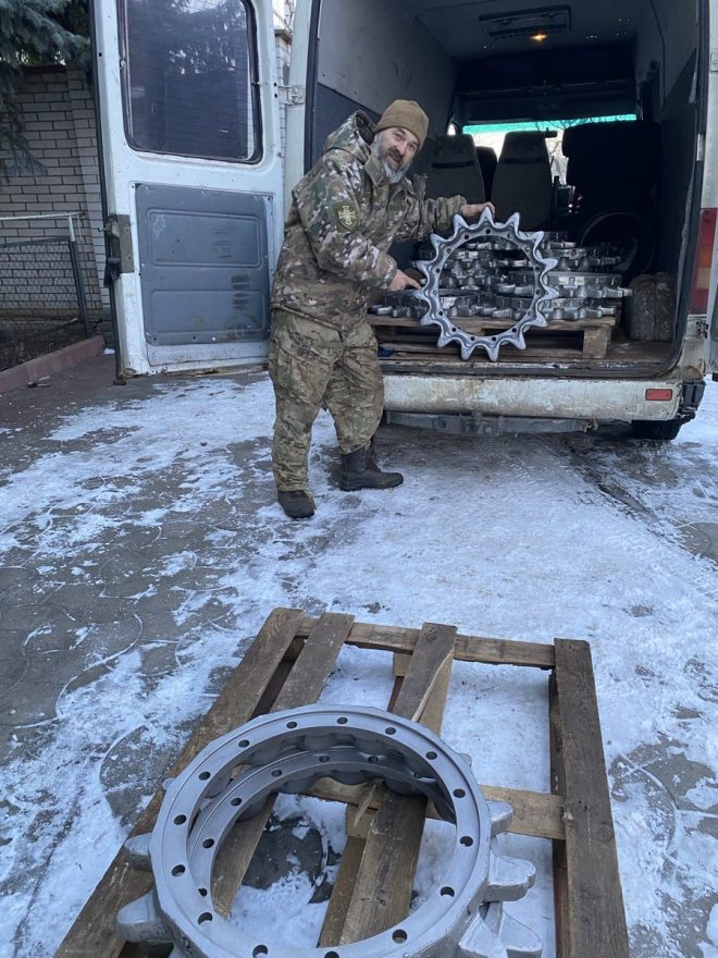 Death of a Tool: Repaired Tank Sprockets After Long Wait