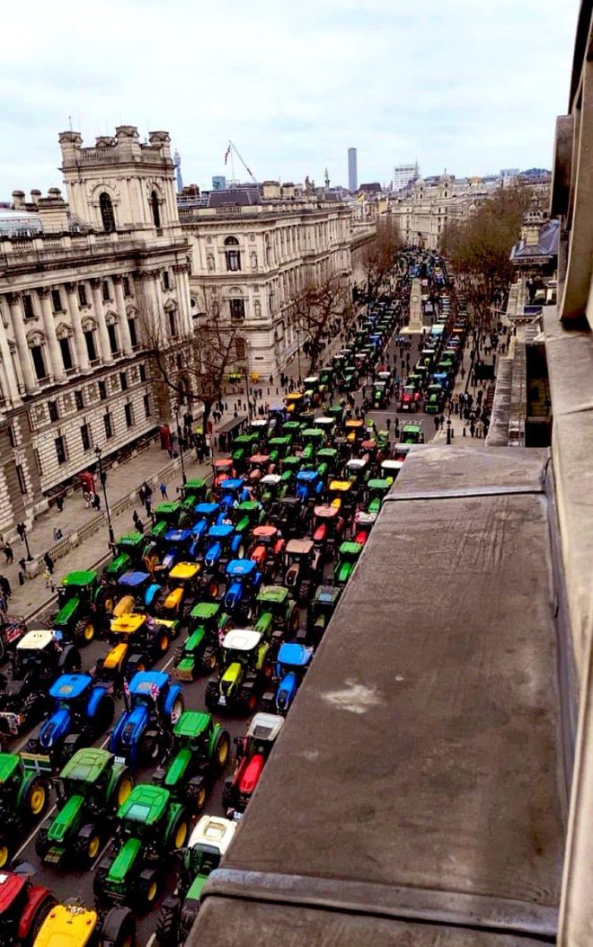Farmers Mobilize: 50,000 Strong, Tractors Storm London!