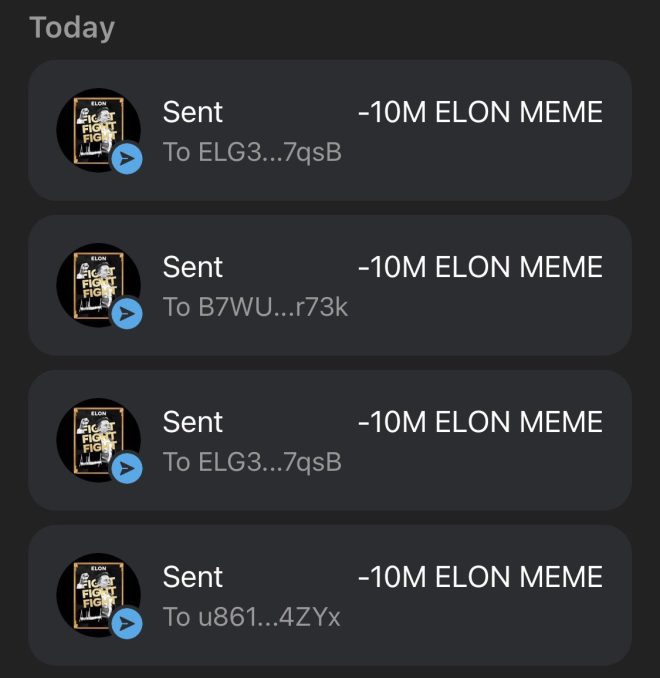 JUST IN! 🚨 ELON MEME Holders Cash In: 10M Coins for SOL Swaps!