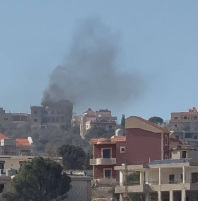 JUST IN 🔴 IDF Launches Strikes in Southern Lebanon's Itron!