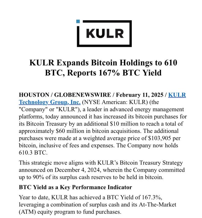 JUST IN: 🇺🇸 KULR's $10M Bitcoin Buy Sparks Outrage Among Investors!