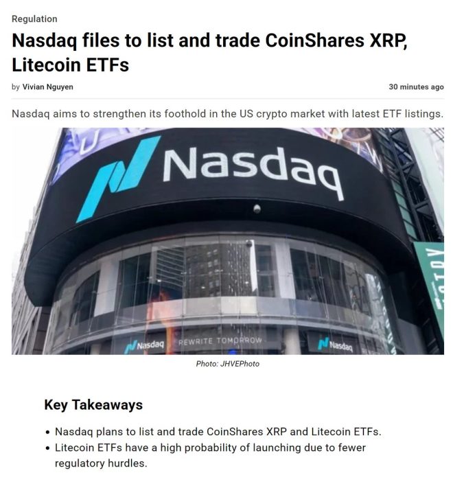 🔥 JUST IN: Nasdaq's Shocking XRP ETF Move Ignites Crypto Firestorm!