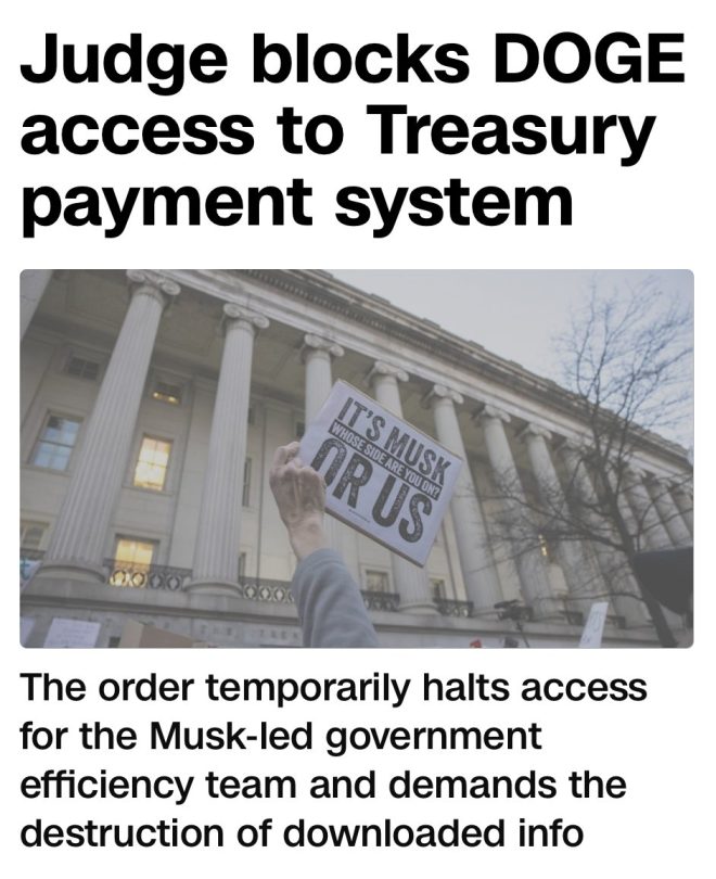 Judge Blocks Musk's DOGE Access, Orders Destruction of Stolen Data!
