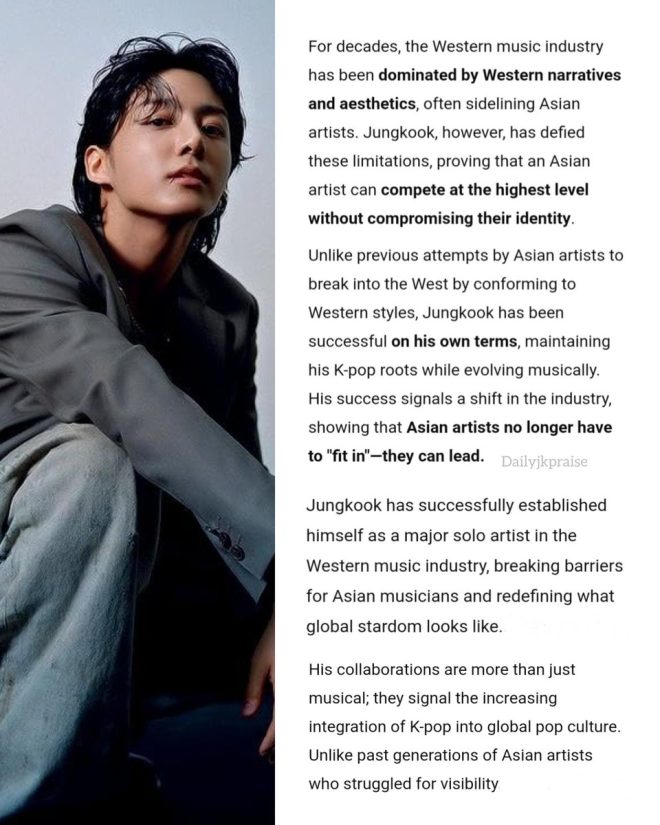 Jungkook Shatters Norms: Asian Artists No Longer Need to Conform!