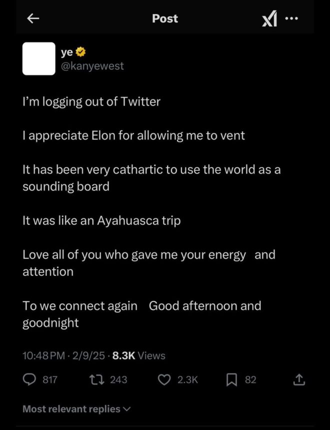 Kanye West Deletes X Account After Shocking Nazi Rants!