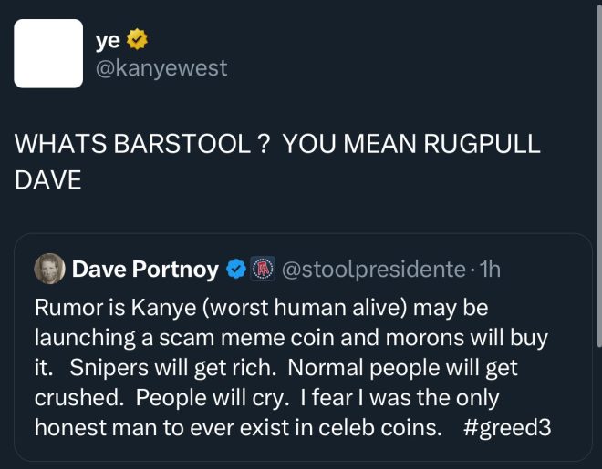 Kanye West Slams Dave Portnoy: “Rugpull Dave” Shocks Fans! 😱